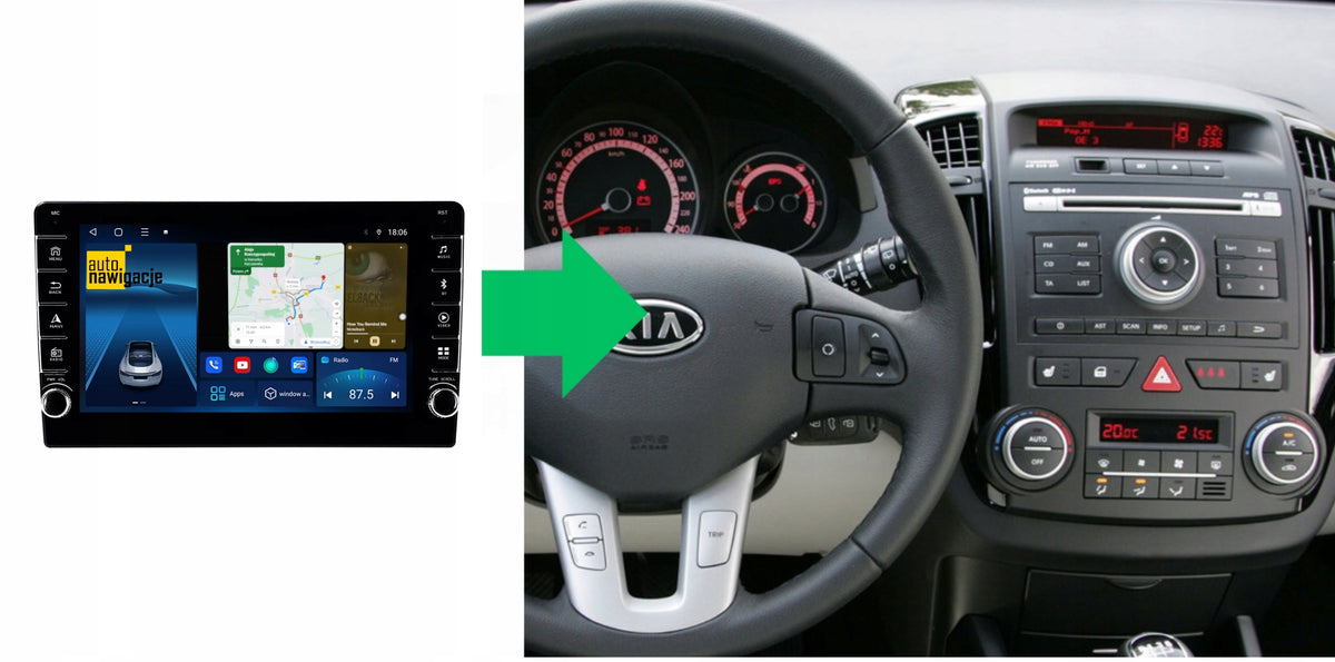 RADIO NAVIGATION GPS KIA CEED AND 2009-2012 ANDROID Radio RDS information AM band FM band