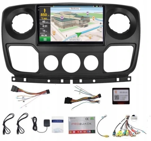 RADIO NAVIGATION GPS OPEL MOVANO 2010-2022 CARPLAY WIFI USB 4GB 64GB