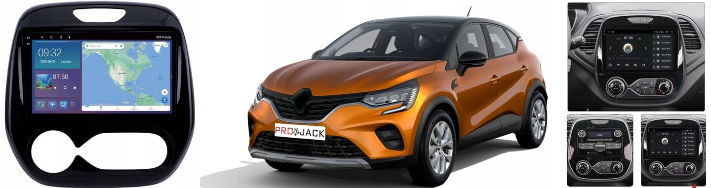RADIO NAVIGATION GPS RENAULT CAPTUR 2013-19 WIFI CARPLAY USB 4GB 64GB Packaging status original