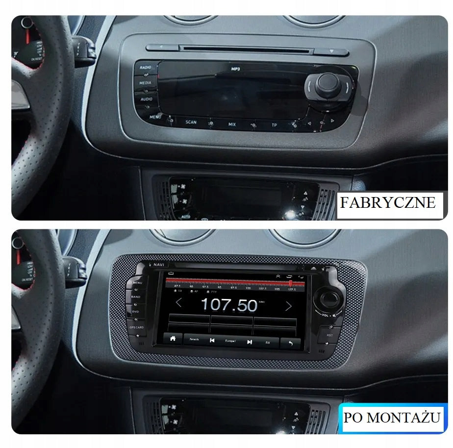 RADIO NAVIGATION GPS SEAT IBIZA 6J 2008-2017 2GB 64GB WIFI BLUETOOTH CARPLAY Packaging status original