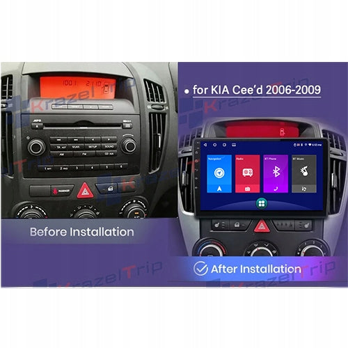RADIO NAVIGATION KIA CEED AND 2006-2009 ANDROID AUTO CARPLAY 4GB 64GB Manufacturer code KIA CEED I 2006-2009 ANDROID RADIO 64GB