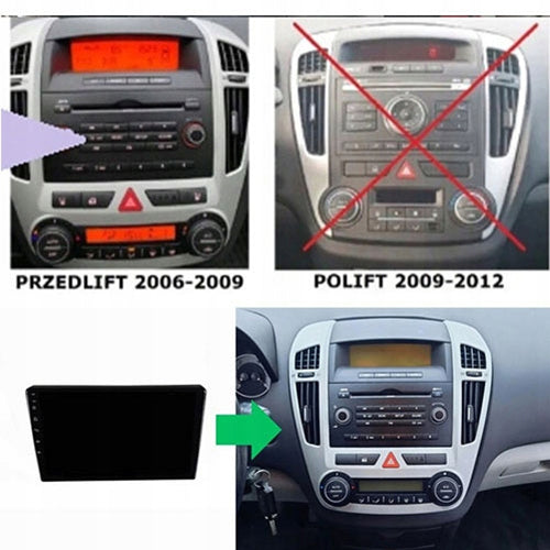 RADIO NAVIGATION KIA CEED AND 2006-2009 ANDROID AUTO CARPLAY 4GB 64GB Packaging status original