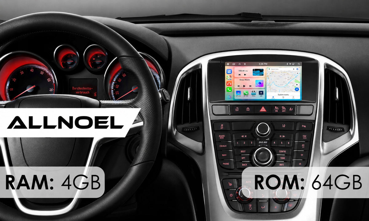 RADIO Opel Astra J 2010-2016 GPS NAVIGATION ANDROID 15 CARPLAY WiFi 4GB RAM Manufacturer code Radio 2 DIN Opel Astra J / Android 15