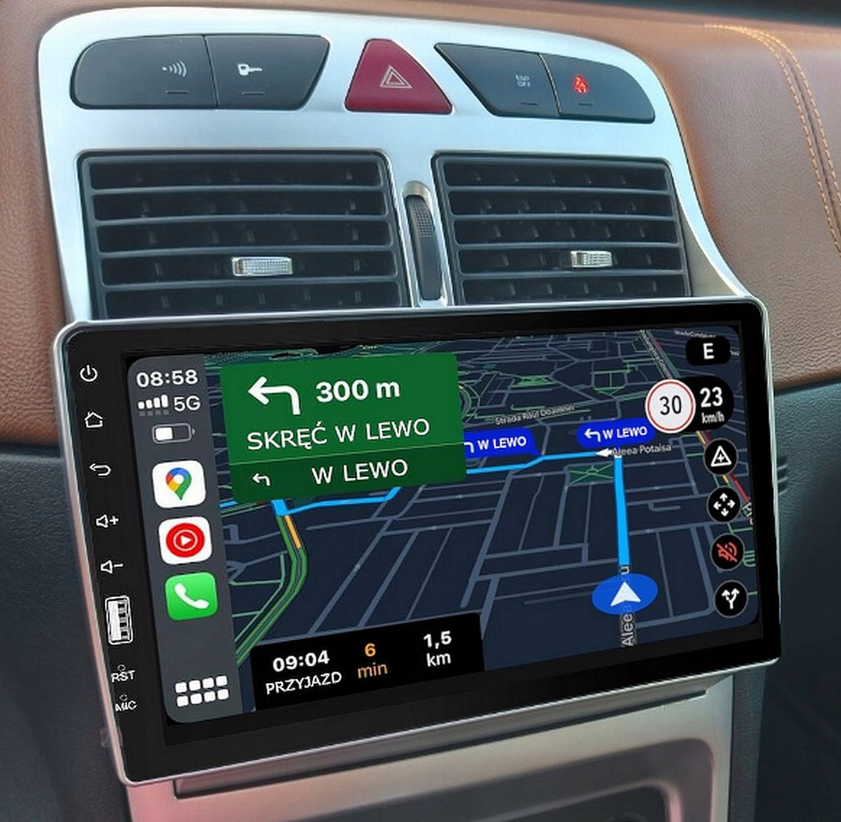 RADIO PEUGEOT 307 2001-2005 ANDROID-AUTO CARPLAY USB MP3 BLUETOOTH Packaging status original