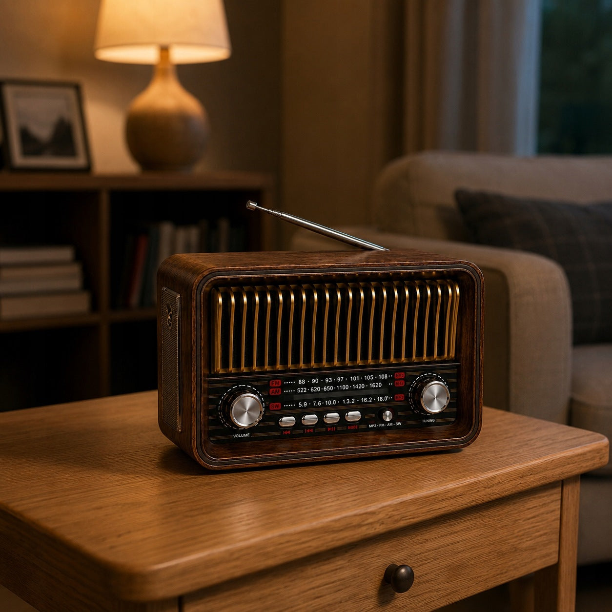 RADIO PORTABLE VINTAGE RETRO KITCHEN BLUETOOTH BATTERY OPERATED STYLISH USB C Manufacturer code RADIO PRZENOŚNE RETRO