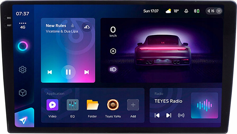RADIO QLed GPS ANDROID CarPlay BT TEYES CC3 2k 4+64 Gb 10" Packaging status original