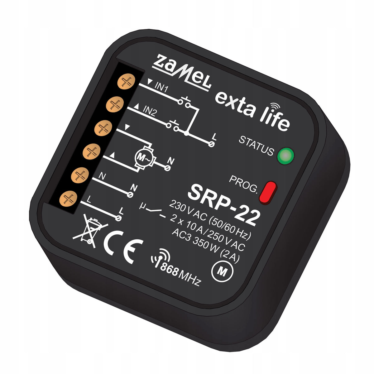 RADIO ROLLER SHUTTER CONTROLLER 2-WAY SRP-22 Manufacturer code SRP-22