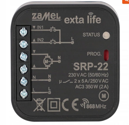 RADIO ROLLER SHUTTER CONTROLLER 2-WAY SRP-22