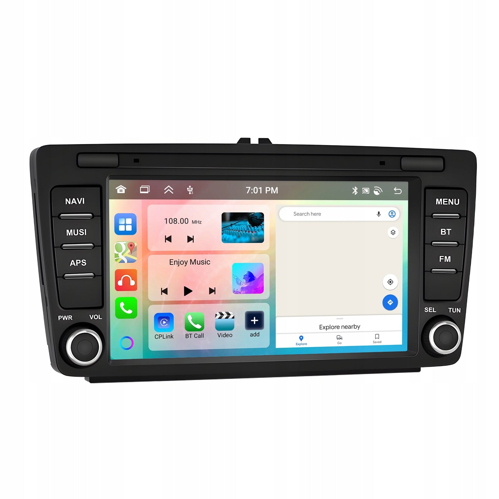 RADIO for SKODA Octavia II Roomster Yeti Rapid Superb Android CarPlay WiFi Manufacturer code Radio do VAG 4GB RAM / Android 13