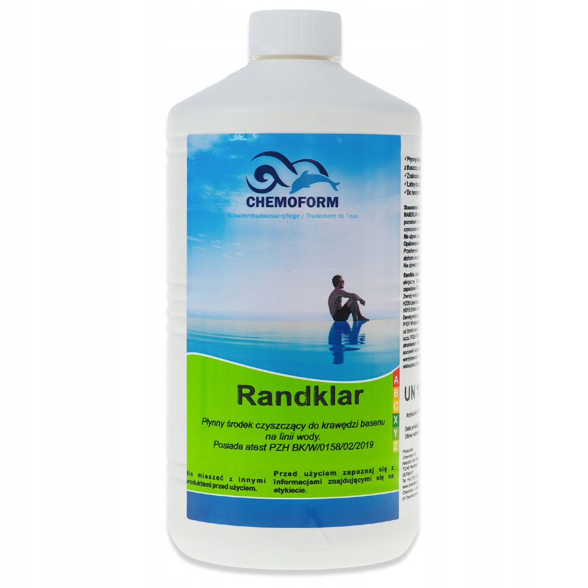 RANDKLAR 1L for removing sediment from a 1L swimming pool