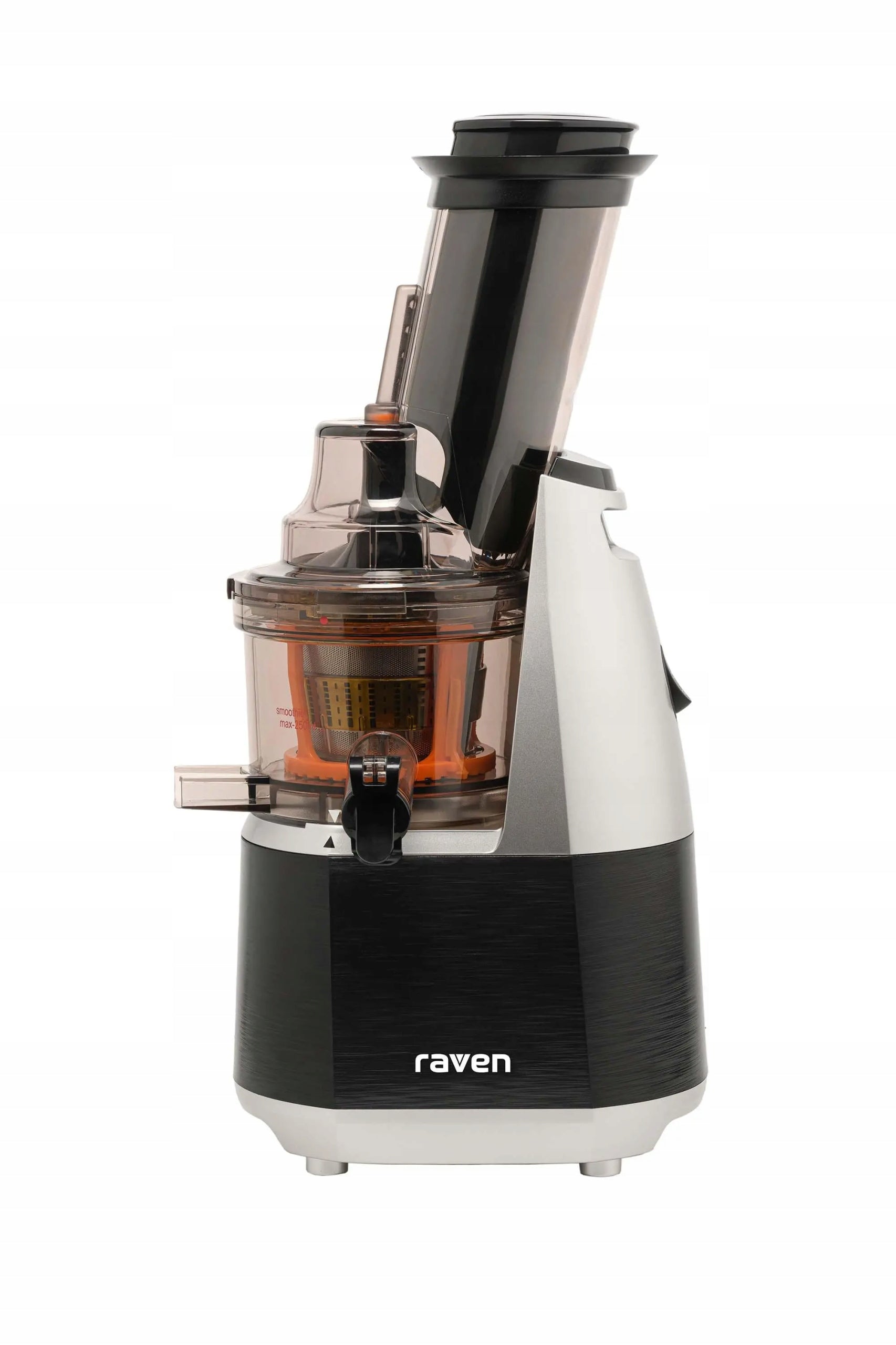 RAVEN EWW006X 240W slow juicer, 70mm load, drip stop, 3 sieves Packaging status original