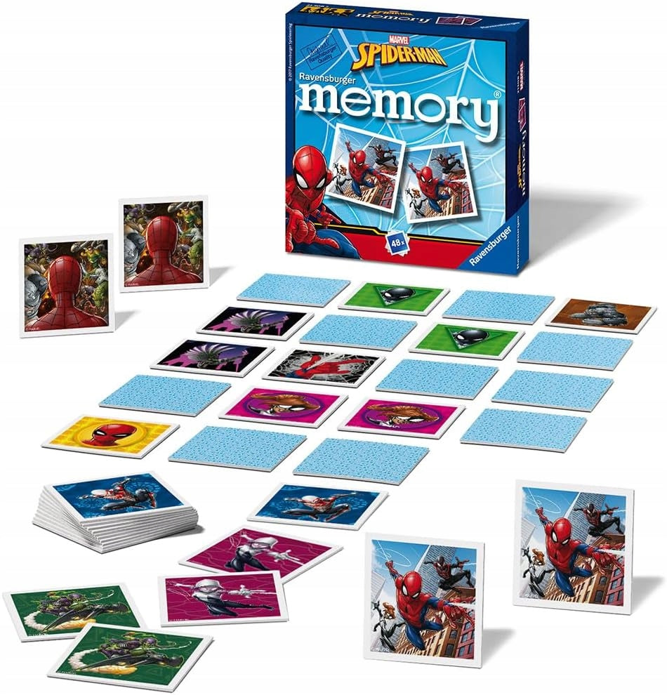 RAVENSBURGER Mini Memory Marvel Spider-Man Memory Game Packaging status original