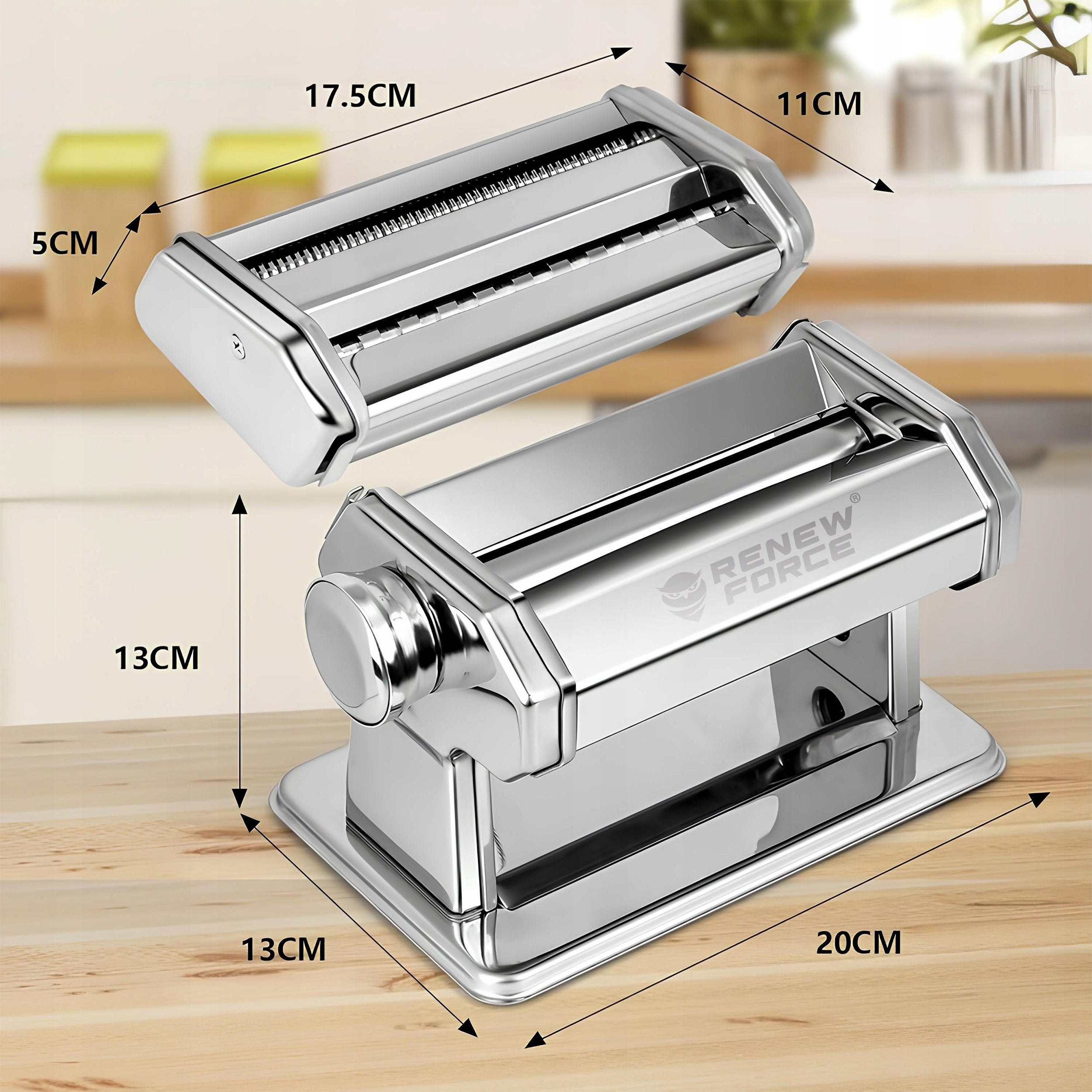 RAVIOLI Pasta Hand Machine Cakes Stainless Steel 7in1 Set XXL Manufacturer code MASZYNA DO KUCHNI KROJENIA WAŁKOWANIA LASAGNE