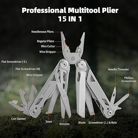 RAXCO Multitool 15in1 Outdoor Men's Tool Set Manufacturer code MQ065