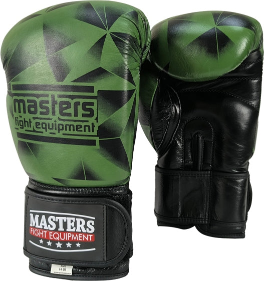 RBT-ROMB Leather Boxing Gloves Genuine Leather 14 oz Masters
