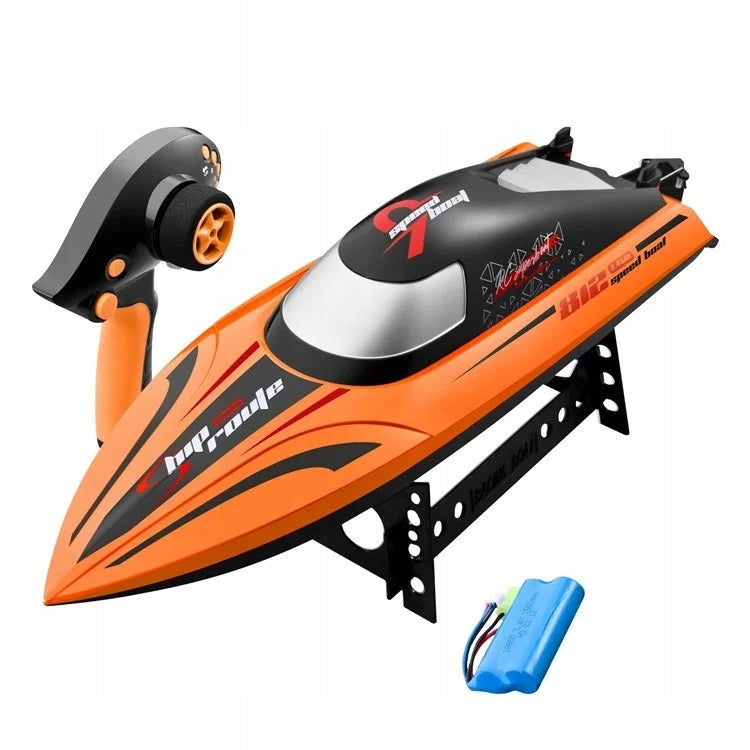 RC Boat 40km/h Remote Controlled Racing Boat Motorboat Orange