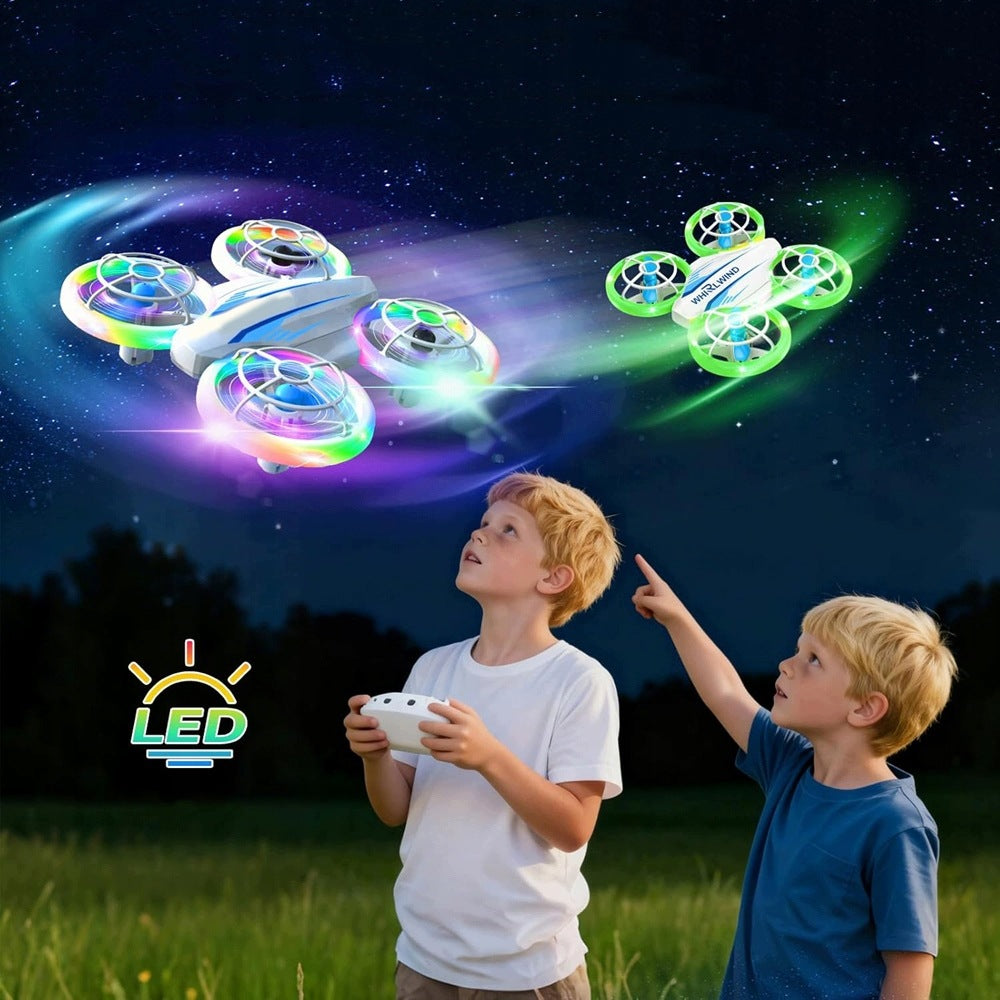 RC DRONE FOR KIDS AND ADULTS, OCTOCOPTER RC TOYS WITH COOL LIGHTING Packaging status original