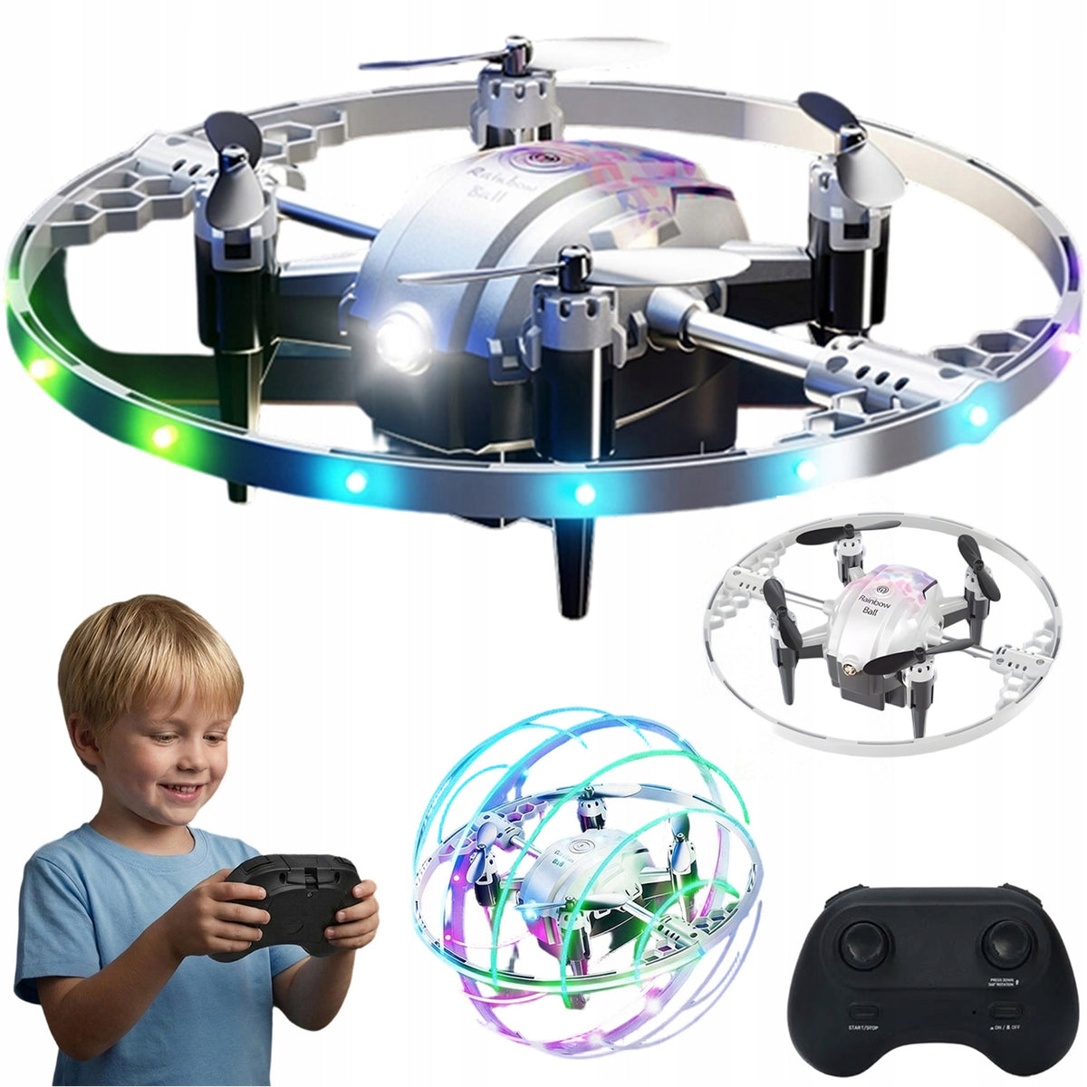 RC DRONE MINI TOY TAKEOFF/LANDING ONE BUTTON GIFT FOR KIDS