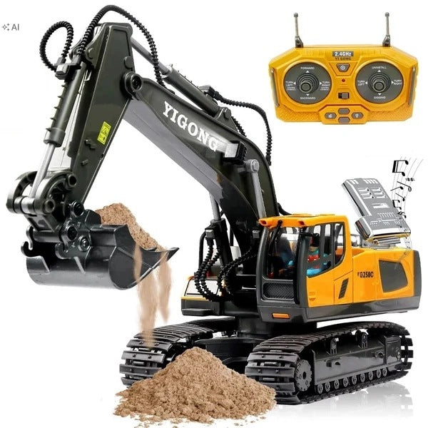 RC EXCAVATOR REMOTE CONTROLLED 2.4GHz MOVABLE BUCKET 2x BATTERY 11CH Manufacturer code BC1038
