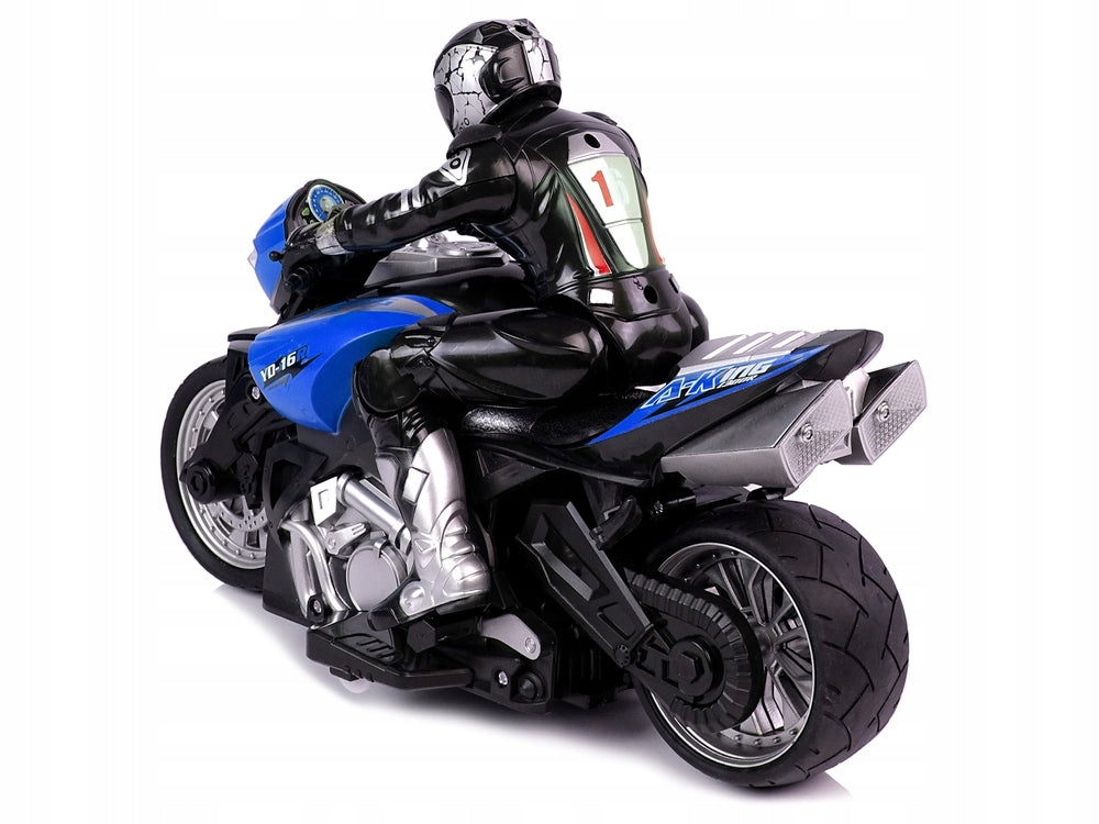 RC Sports Motor 2.4G 1:10 Blue Remote Controlled 35m Brand LEAN Toys