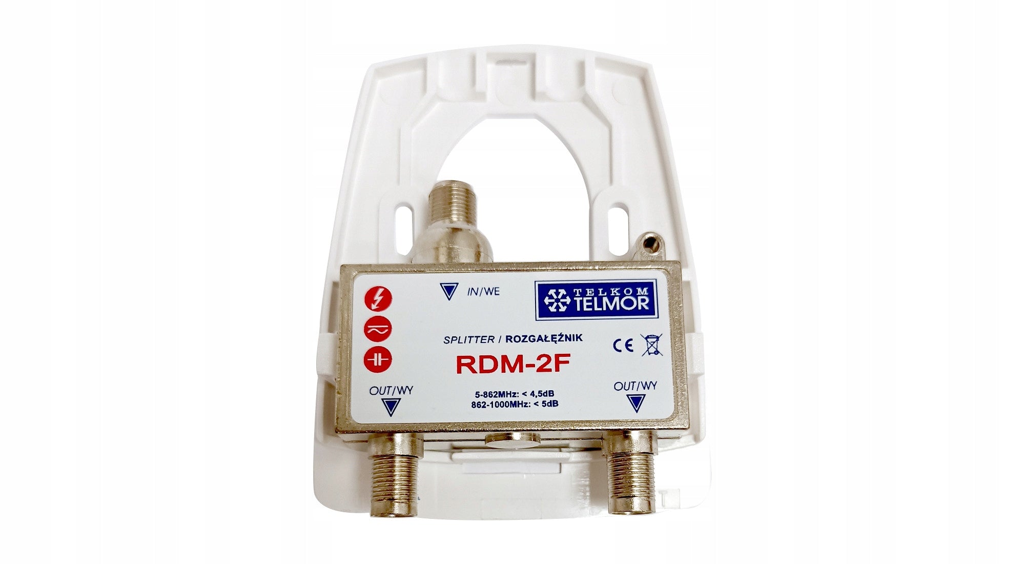 RDM 2F SPLITTER, double insulated TELMOR