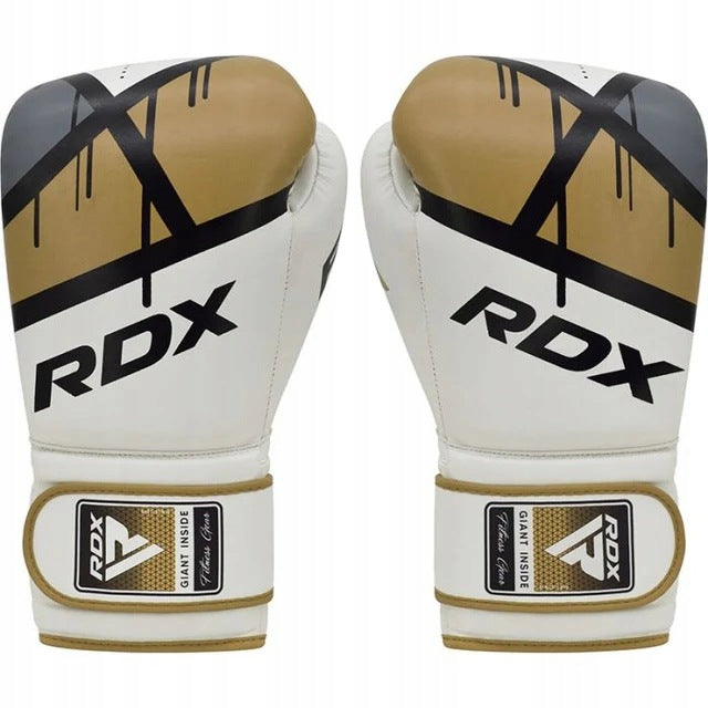 RDX BOXING GLOVES BGR F7 TRAINING 16 OZ SPARRING WITH VELCRO LEATHER Brand RDX