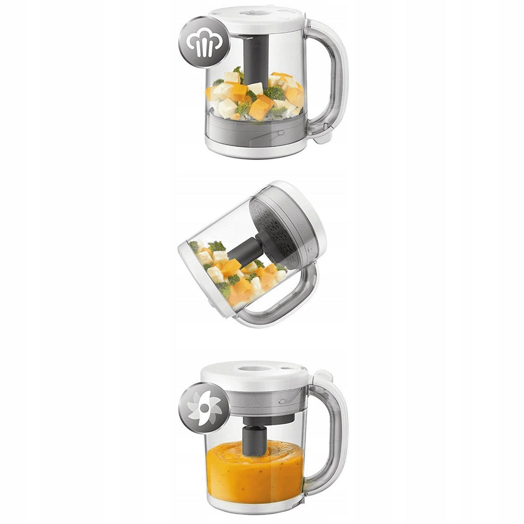 READ DESCRIPTION! Philips SCF883/01 Avent Blender Chalice Steamer Mixer 4in1 Brand Philips
