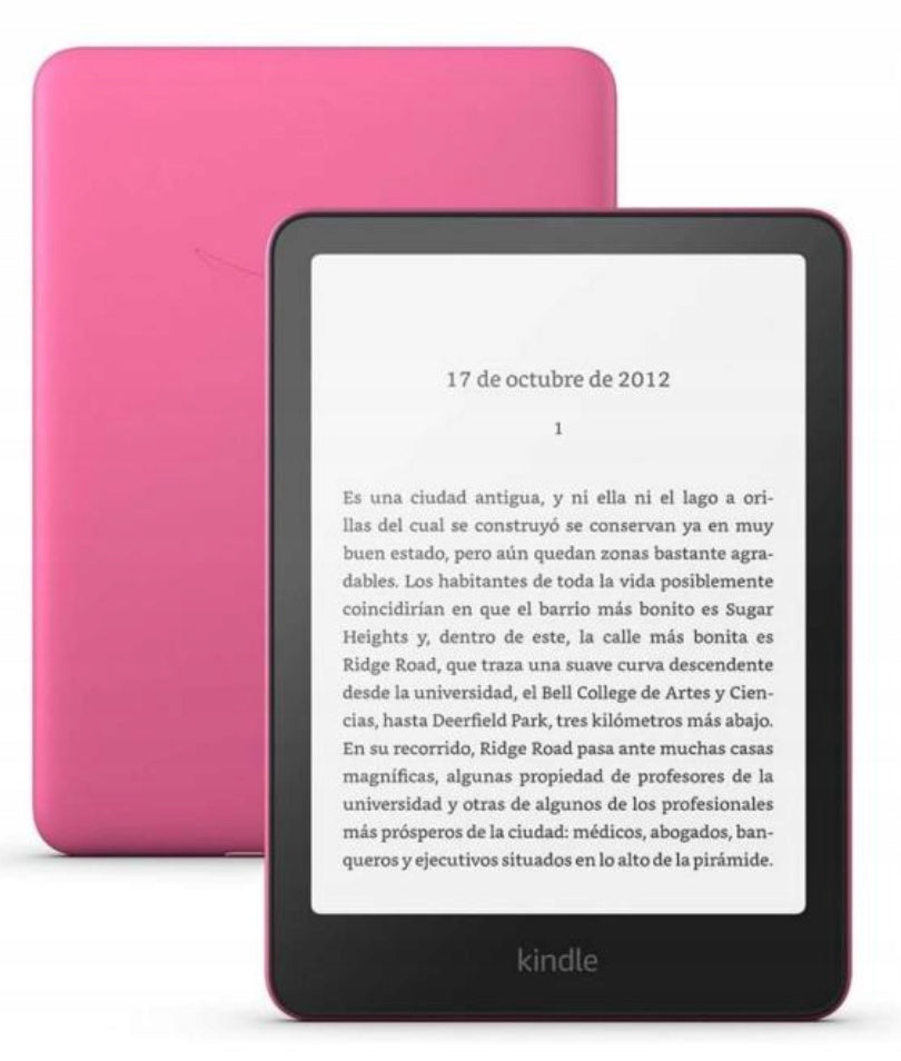 READER AMAZON KINDLE PAPERWHITE 16GB 7''2024 ADS PINK