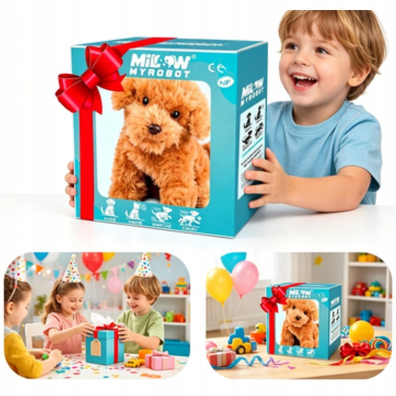 REALISTIC ROBOT PUPPY ELECTRIC PLUSH FOR CHILDREN