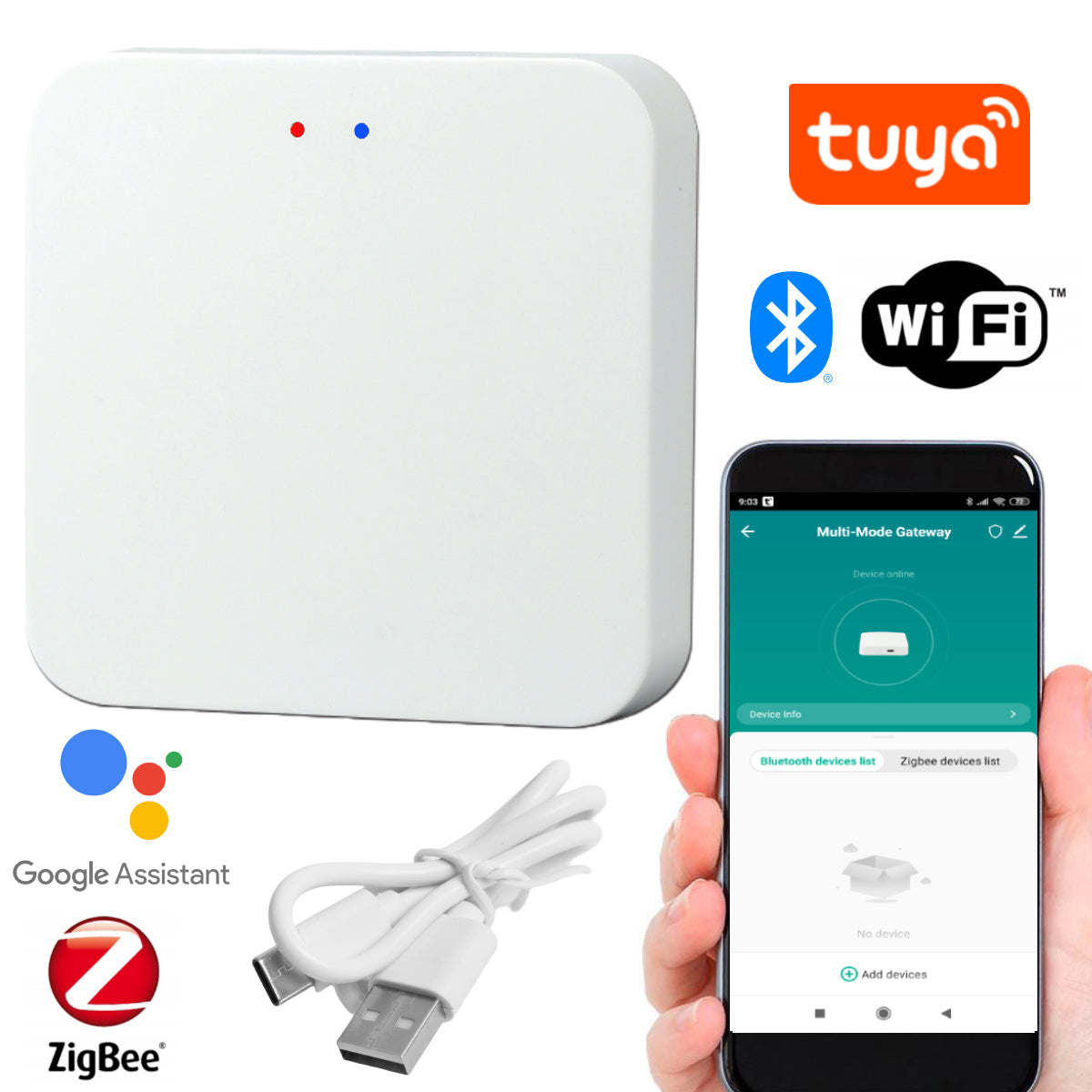 RECEIVER GATE ZIGBEE WIFI CONTROL PANEL TUYA SMART