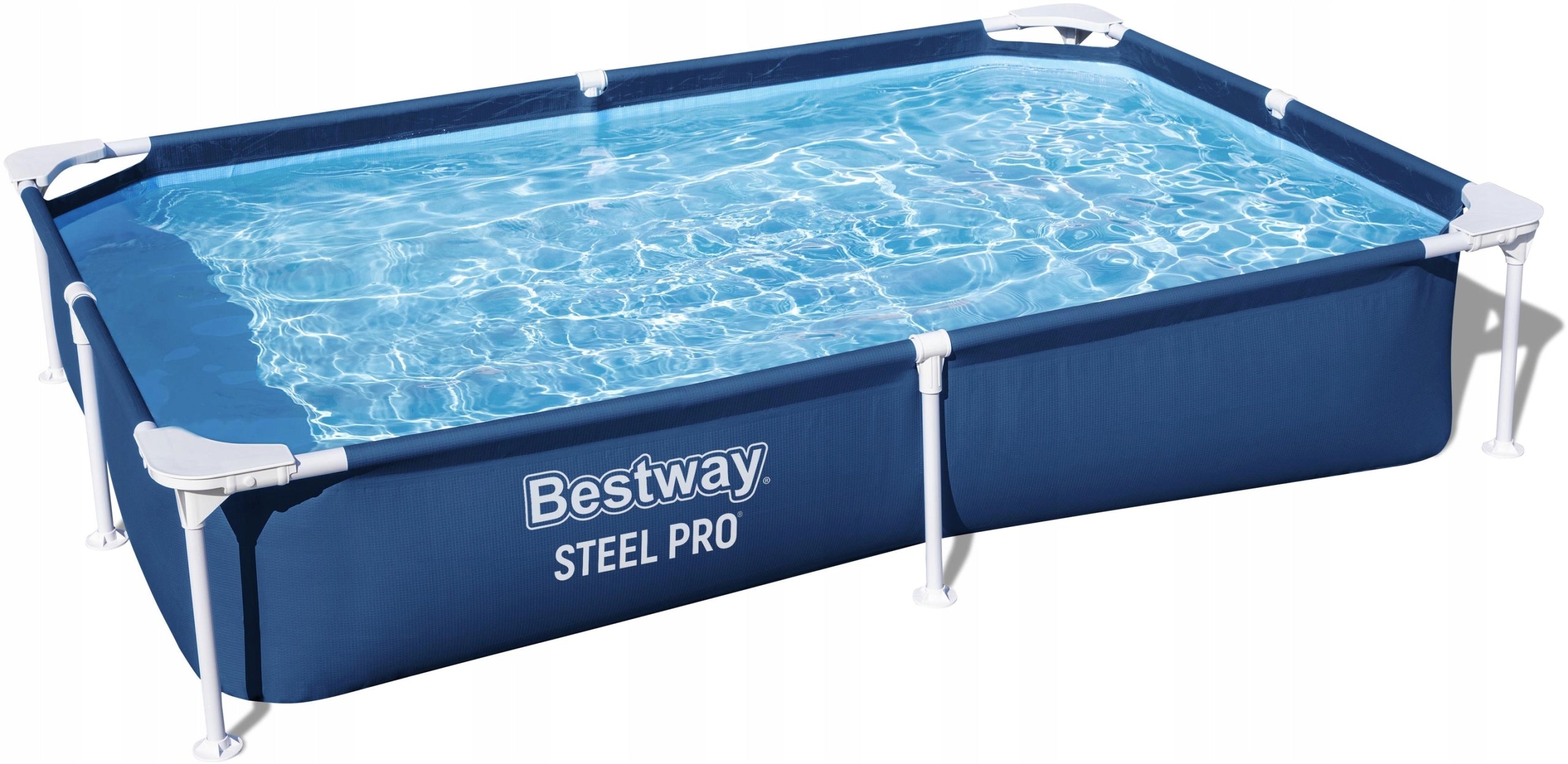 RECTANGULAR FRAME POOL BESTWAY 221X150X43 LARGE GARDEN FOR GARDEN Manufacturer code ogrodowy basen dla dzieci stelaż prostokątny