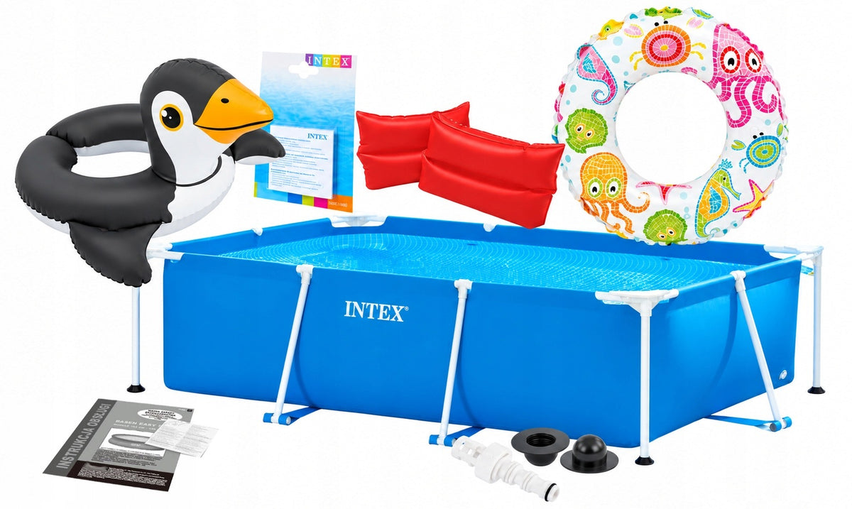 RECTANGULAR GARDEN POOL 260x160x65cm INTEX 28271