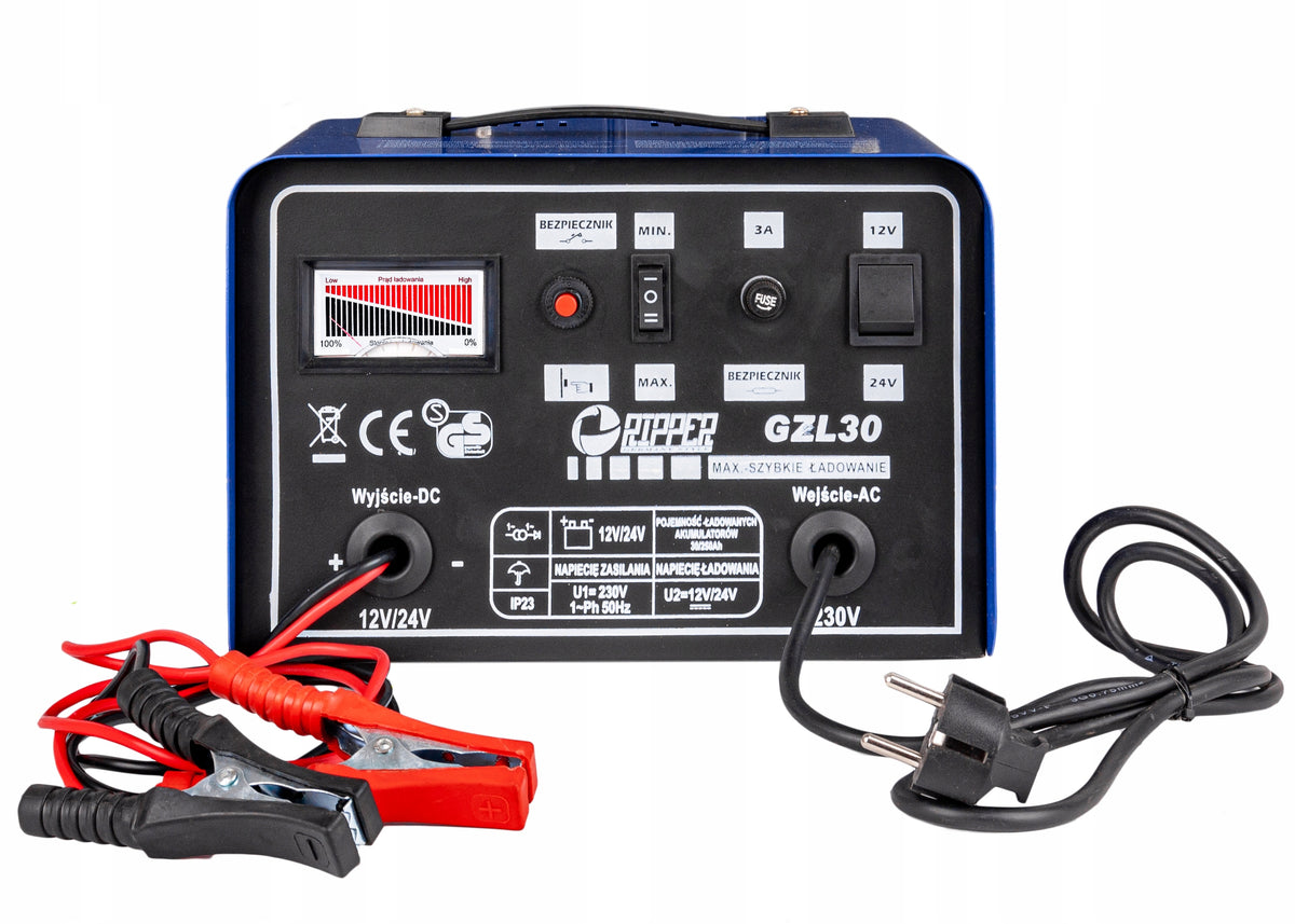 RECTIFIER 12V 24V FAST CHARGING FUNCTION 30A Brand Ripper