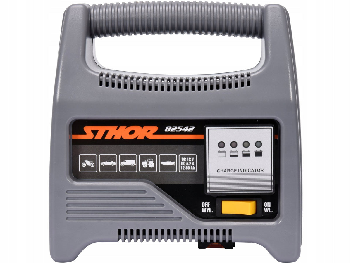 RECTIFIER 12V 6A 90AH LED CHARGE INDICATOR Brand Sthor