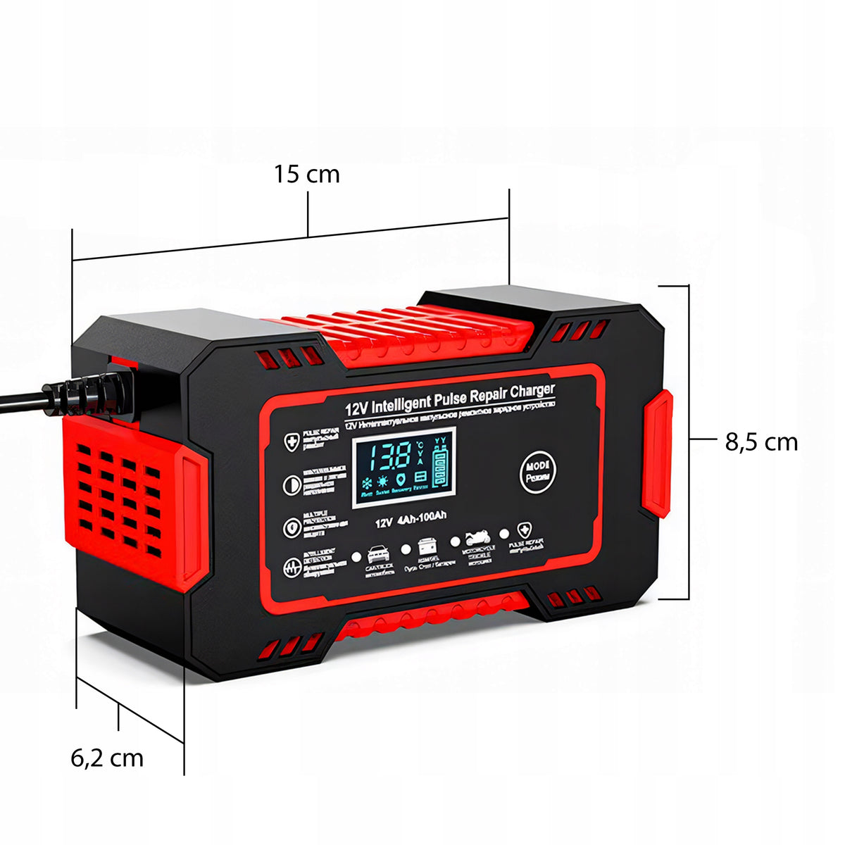 RECTIFIER AUTOMATIC CAR REPAIR FUNCTION INTELLIGENT 12V LCD Manufacturer's catalog number ER1084