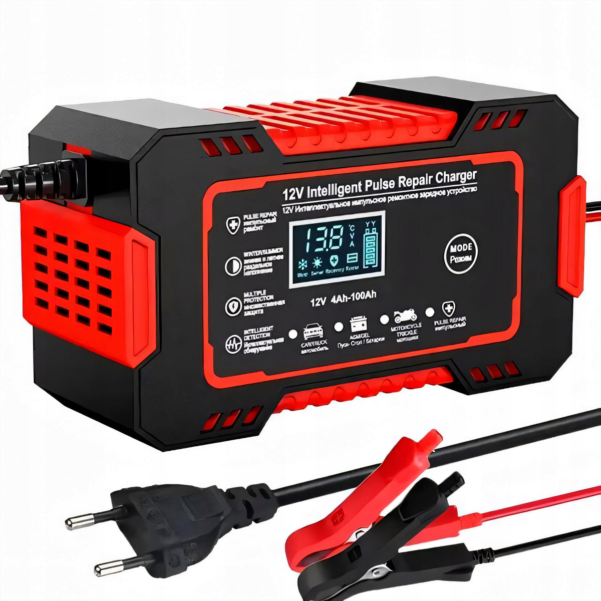 RECTIFIER AUTOMATIC CAR REPAIR FUNCTION INTELLIGENT 12V LCD