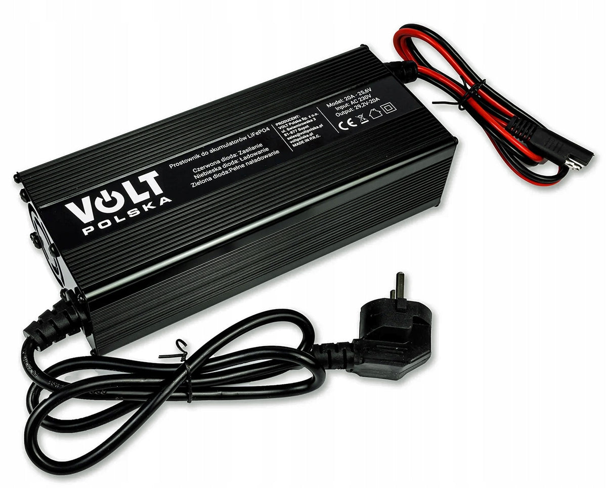 RECTIFIER BATTERY CHARGER LIFEPO4 20A 25,6V / 29,2V VOLT Poland Manufacturer's catalog number 6PRLI2420A