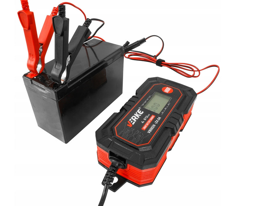 RECTIFIER CAR BATTERY CHARGER MOTORCYCLE LCD 6V 12V 4A Manufacturer's catalog number V80026