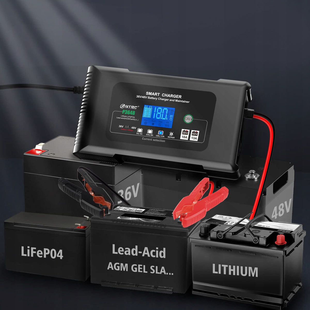 RECTIFIER CHARGER LIFEPO4 AGM GEL LIFEPO4 with repair function 36-48V Brand no brand