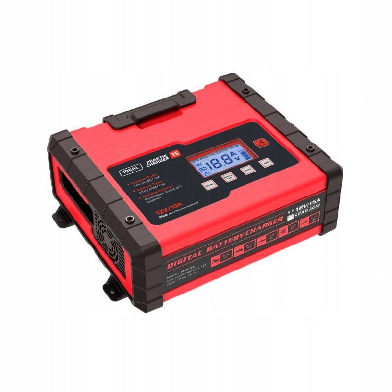 RECTIFIER PRAKTIK CHARGER 15 LCD 12V IDEAL