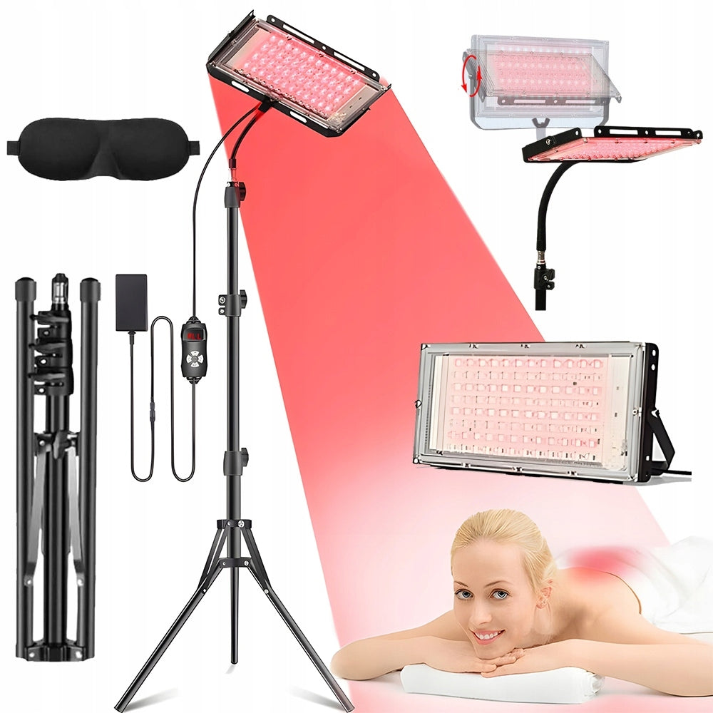 RED AND INFRARED LAMP THERAPEUTIC SET WITH TRIPOD