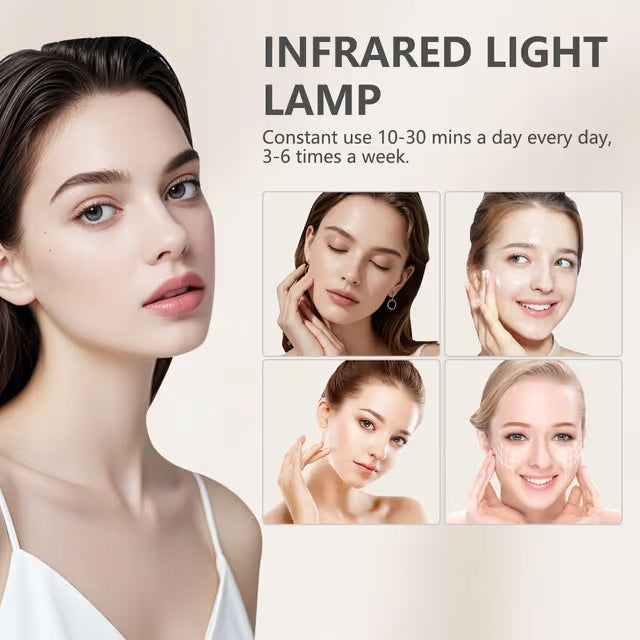 RED LIGHT THERAPY LAMP RELHAFETHY 100 LED TIMER FOR DESK Medical device no