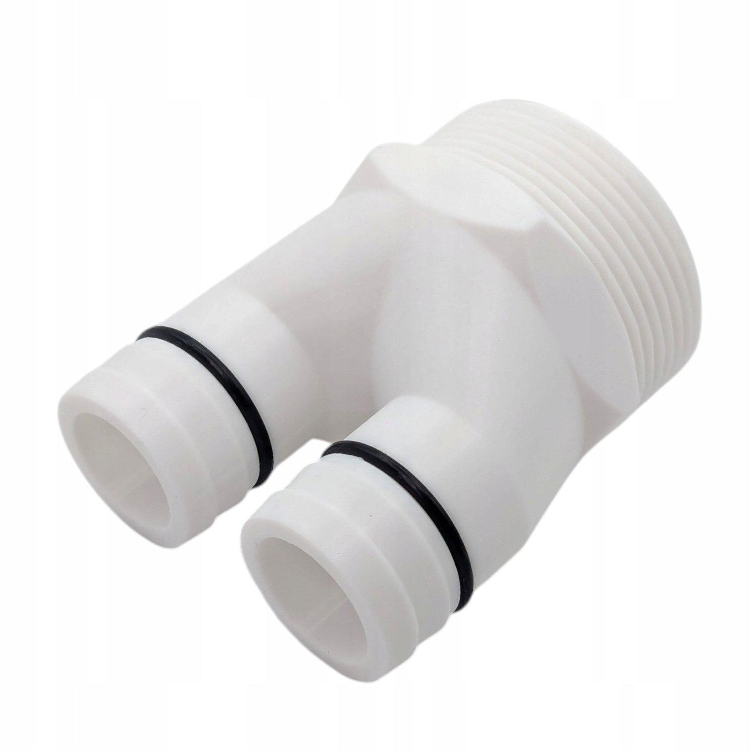 REDUCING TEE POOL PIPE HOSE Splitter 38mm THREAD 60mm and 32mm Manufacturer code Rozdzielacz trójnik do węża basenowego 38mm