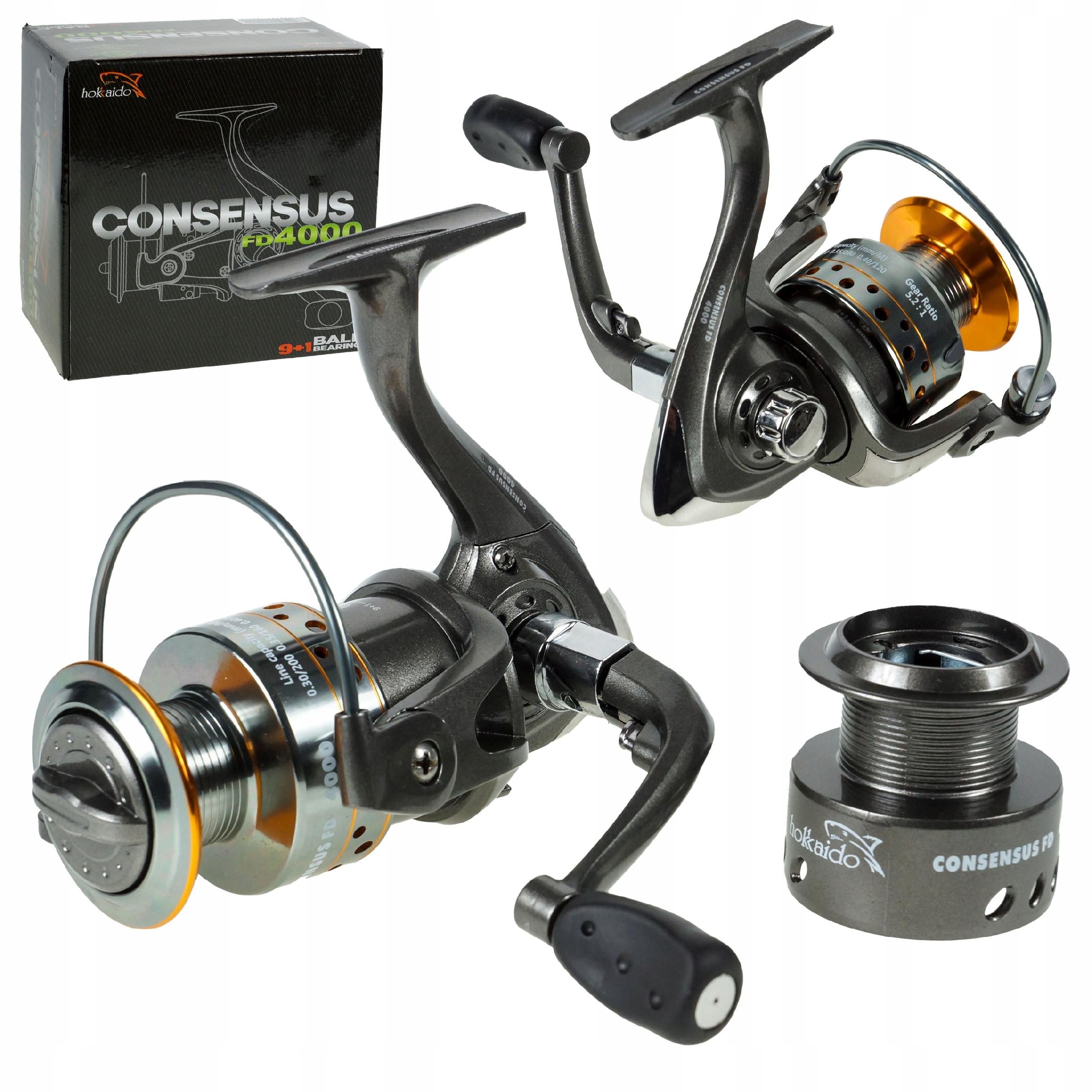 REEL HOKKAIDO CONSENSUS FD1000 9+1 SPINFEDER PROMO WEEKEND ONLY