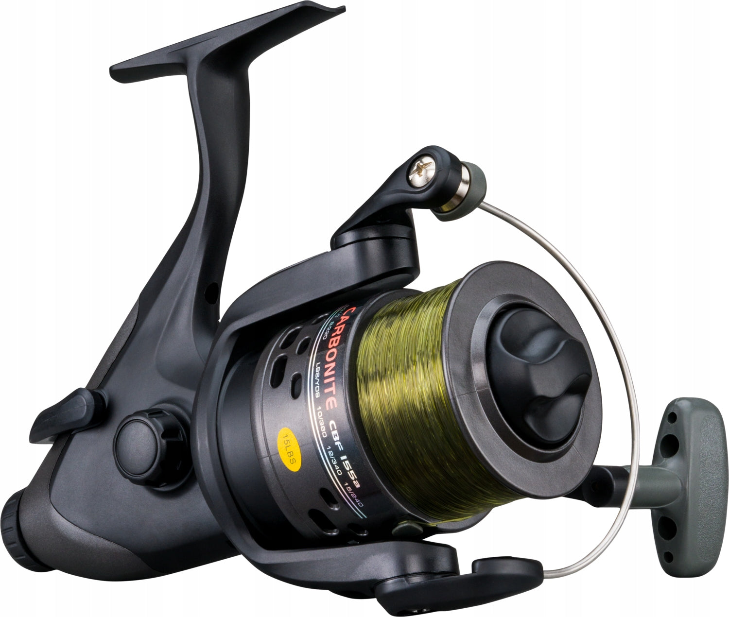 REEL OKUMA CARBONITE XP CBF-155A WITH FISHING LINE Brand Okuma