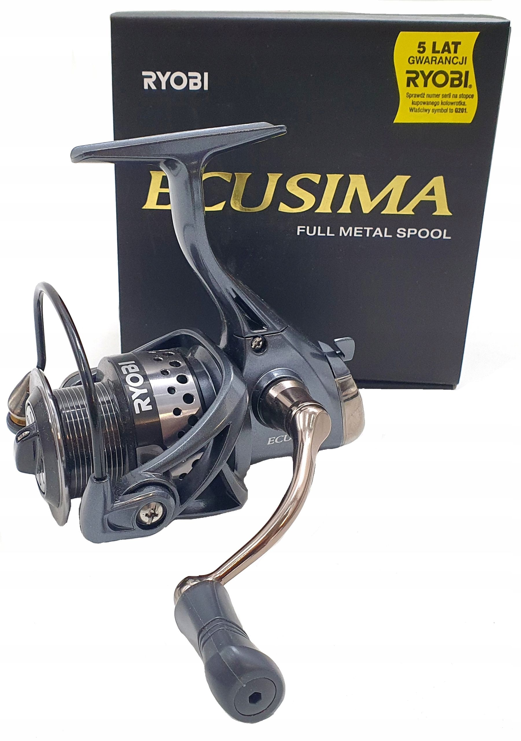 REEL RYOBI ECUSIMA 4000 SPINNING 5 YEARS Packaging status original