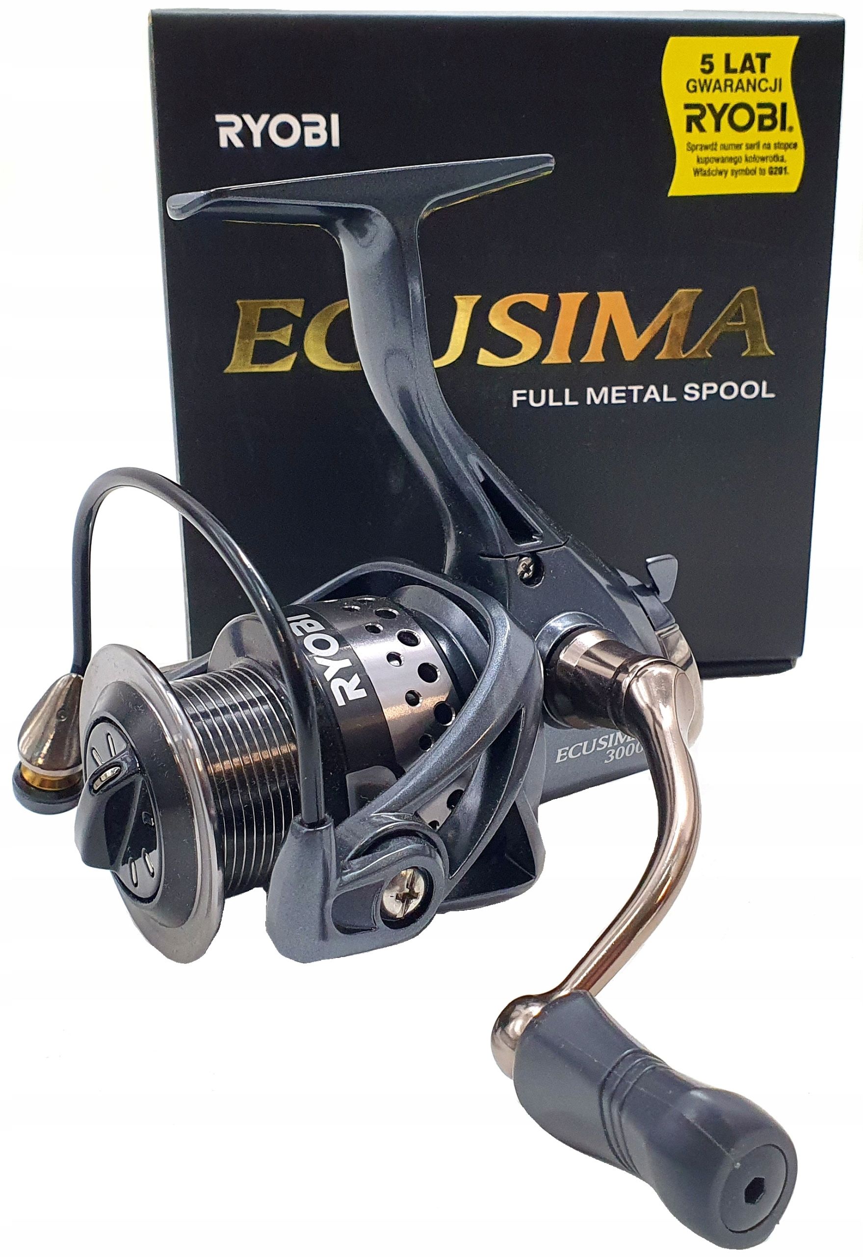 REEL RYOBI ECUSIMA 4000 SPINNING 5 YEARS