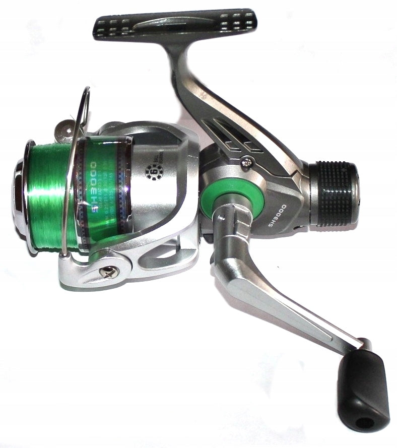 REEL SH 3000 - 6 BEARINGS + FISHING LINE - GROUND FLOAT SPINNING.