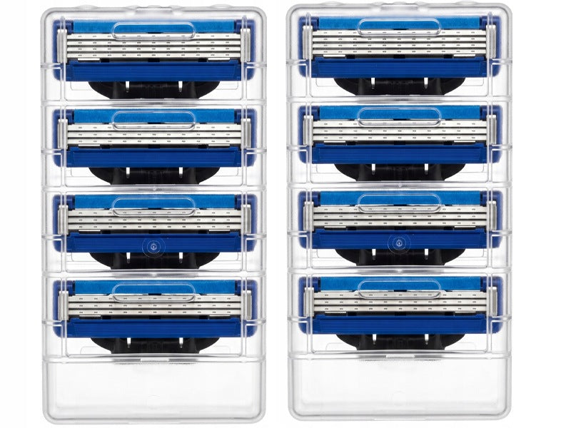 REFILLS FOR RAZOR GILLETTE MACH 3 MACH3 - BLADE KNIVES FOR RAZOR MACH3 x8 Brand Gillette