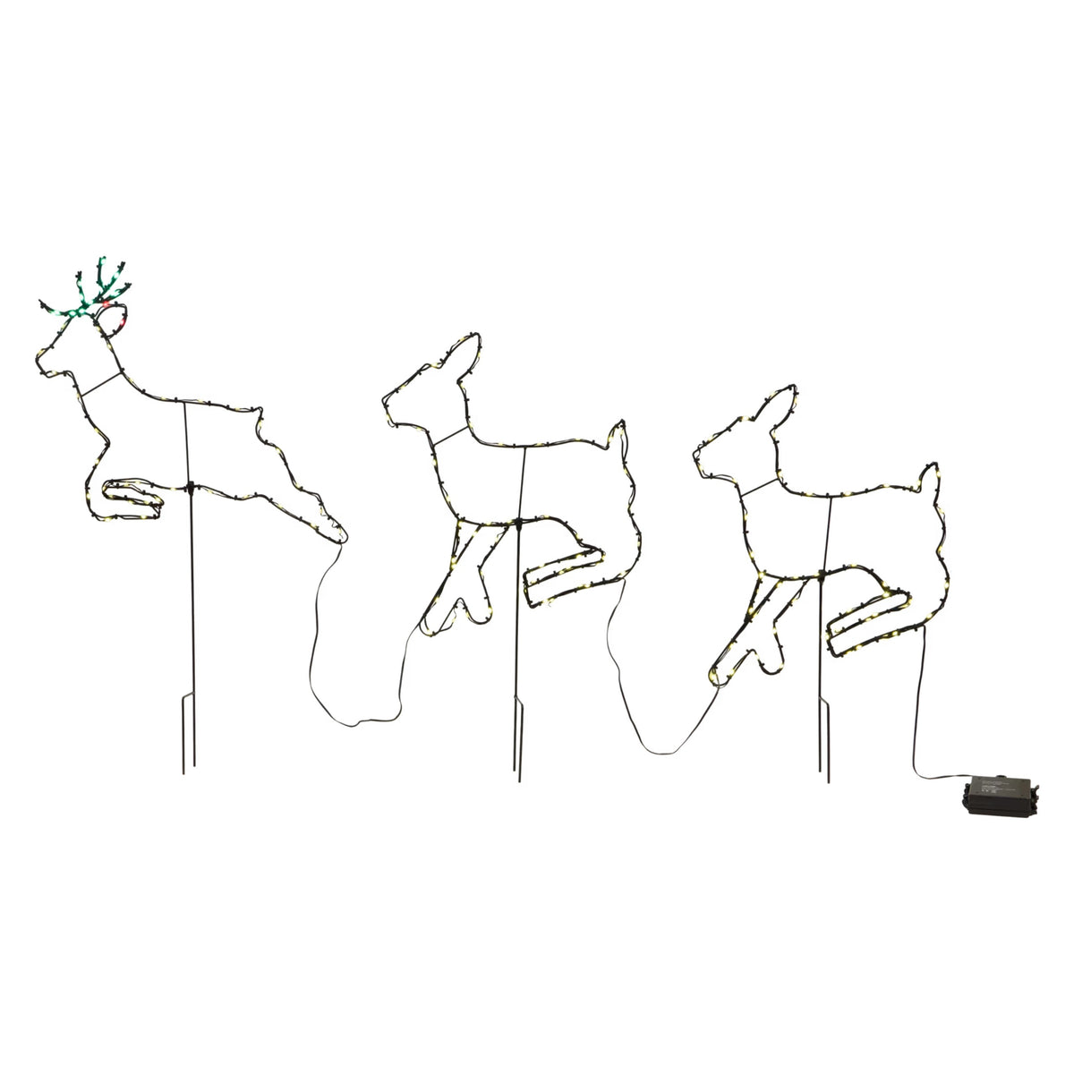 REINDEER GLOWING GARDEN HAMMERED CHRISTMAS WATERPROOF LED DECORATION Manufacturer code renifer świecący figurka do ogrodu domu LED